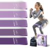 Lot de 5 bandes de résistance pour le fitness Lot de 5 bandes de résistance pour le fitness