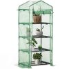 Mini Serre de Jardin avec Étagères 4 Niveaux Mini Serre de Jardin avec Étagères 4 Niveaux