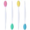 Pinceau à Lèvres Exfoliant Double Face en Silicone
