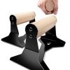 Poignées de Pompes Ergonomiques en Bois