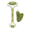 Rouleau et Pierre Gua Sha en Jade Rouleau et Pierre Gua Sha en Jade