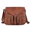 Sac à main en cuir véritable marron Sac à main en cuir véritable marron