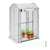 Serre de Balcon Relaxdays avec 4 Grilles Serre de Balcon Relaxdays avec 4 Grilles