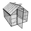 Serre en aluminium avec panneaux en polycarbonate