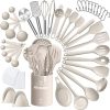 Set de 43 ustensiles de cuisine en silicone