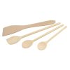 Set de 4 ustensiles de cuisine en bois Set de 4 ustensiles de cuisine en bois