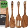 Set de Spatules en Bois de Teck Set de Spatules en Bois de Teck