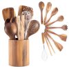 Set d'ustensiles de cuisine en bois Set d'ustensiles de cuisine en bois