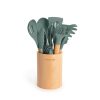Set d'Utensiles de Cuisine Vert Sauge Set d'Utensiles de Cuisine Vert Sauge