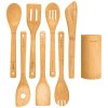 Set Ustensiles Cuisine en Bois de Bambou Set Ustensiles Cuisine en Bois de Bambou