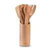 Support en Bambou pour Ustensiles de Cuisine
