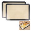 Tapis de Cuisson en Silicone 2 Pièces