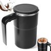 Tasse à café électrique auto-agitante en inox Tasse à café électrique auto-agitante en inox