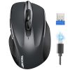 TECKNET Souris Sans Fil Rechargeable et Silencieuse TECKNET Souris Sans Fil Rechargeable et Silencieuse