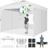 Tonnelle Pliante 3x3 Imperméable avec Accessoires Tonnelle Pliante 3x3 Imperméable avec Accessoires