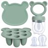 Tétine Grignoteuse Bébé en Silicone Vert