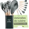Ustensiles de Cuisine en Silicone 8 pcs