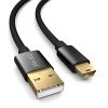Câble mini USB PAXO 5m en nylon durable Câble mini USB PAXO 5m en nylon durable