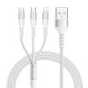Câble USB 3 en 1 RAVIAD Tressé Câble USB 3 en 1 RAVIAD Tressé