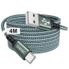 Câble USB C Long 4M Charge Rapide