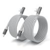 Câble USB C Tressé 60W - 2M + 2M Câble USB C Tressé 60W - 2M + 2M