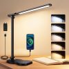 Lampe de Bureau LED Dimmable Noir Lampe de Bureau LED Dimmable Noir