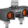 Distributeur 2 voies GARDENA pour arrosage Distributeur 2 voies GARDENA pour arrosage