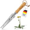 Désherbeur Acier INOX avec Manche en Bois Désherbeur Acier INOX avec Manche en Bois