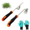 Désherbeur Manuel Acier Inoxydable AIBAOBAO Désherbeur Manuel Acier Inoxydable AIBAOBAO