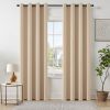 Rideaux Occultants Beiges 140x225 CM - Lot de 2 Rideaux Occultants Beiges 140x225 CM - Lot de 2