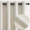 Rideaux Occultants Lin Naturel pour Chambre