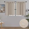 Rideaux Occultants Thermiques Court Beige Rideaux Occultants Thermiques Court Beige