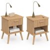 Lot de 2 Tables de Chevet Juliette