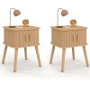 Lot de 2 Tables de Chevet Romie Lot de 2 Tables de Chevet Romie