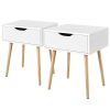 Lot de 2 Tables de Chevet Scandinaves