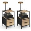 Lot de 2 Tables de Chevet Utah