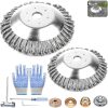 Ensemble de 2 brosses pour débroussailleuse