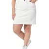 Jupe en Jean Classique Femme - Blanc 42 Jupe en Jean Classique Femme - Blanc 42