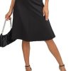 Jupe Midi Évasée Taille Haute pour Femmes Jupe Midi Évasée Taille Haute pour Femmes