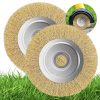 Lot de 4 brosses débroussailleuses universelles Lot de 4 brosses débroussailleuses universelles