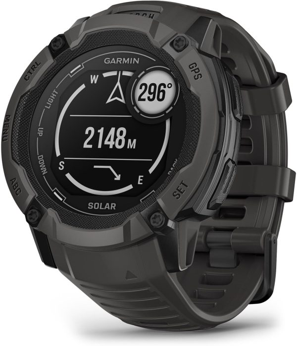 Garmin - Montre Gps - Instinct 2X Solar Graphite - Noir Garmin - Montre Gps - Instinct 2X Solar Graphite - Noir